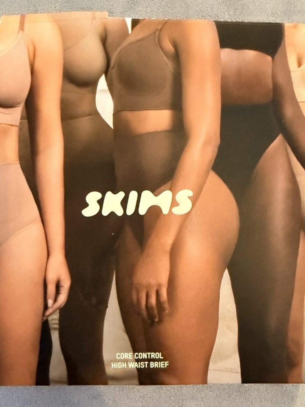 SKIMS | Core Control High Waist Brief | onyx black | size large